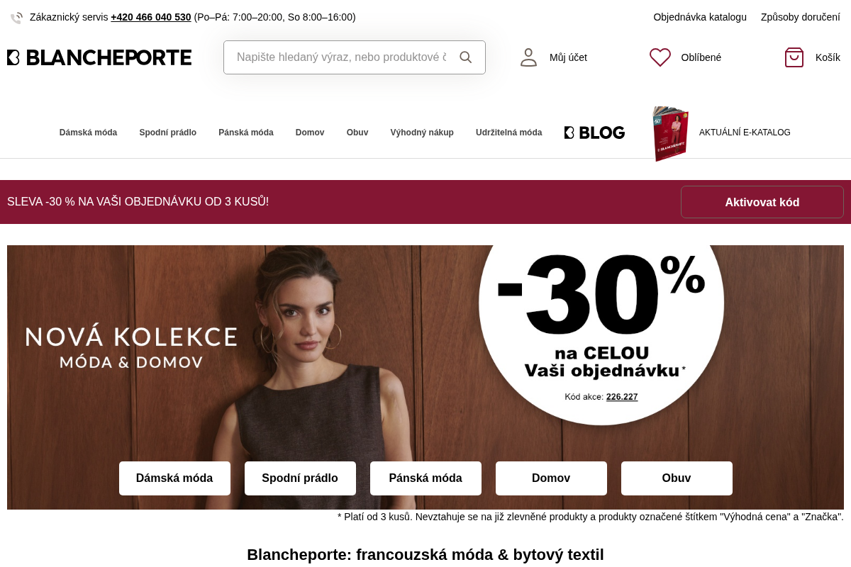 Blancheporte - francouzská móda pro Vás