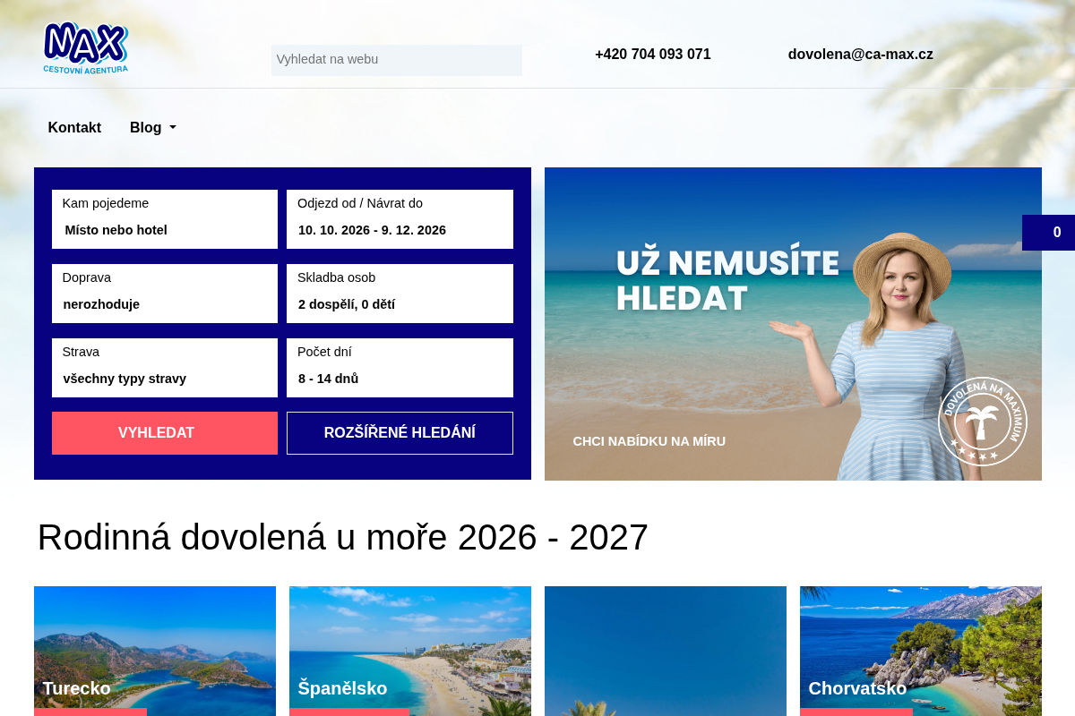 Cestovní agentura Max
