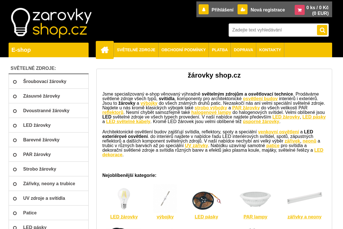Zarovky-shop.cz