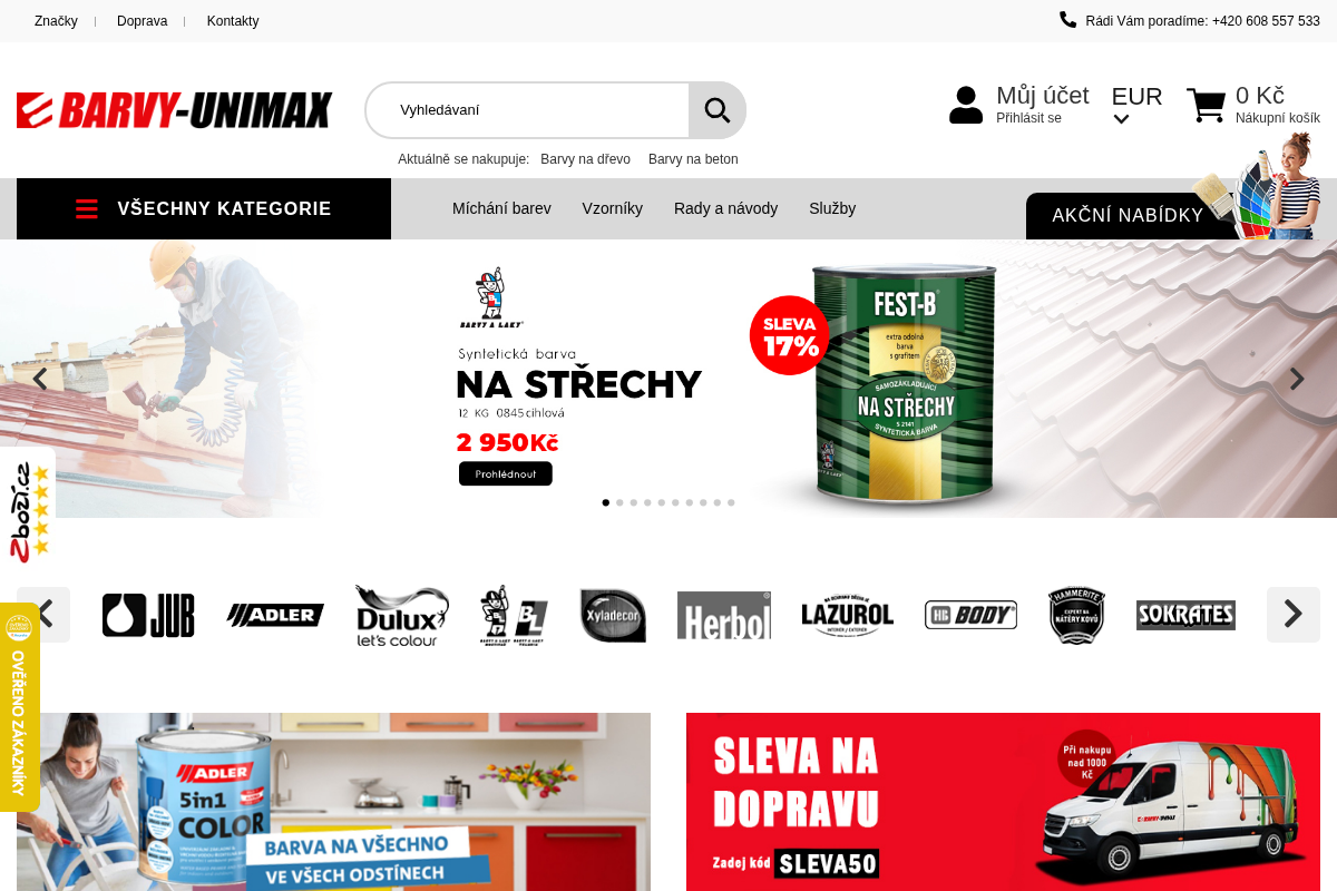 BARVY-UNIMAX.CZ