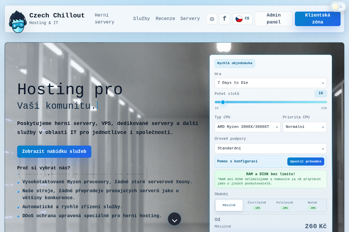 Czech Chillout Gaming & Hosting