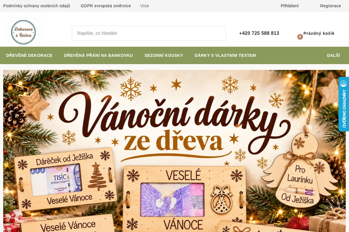 Dekorace z Řečice