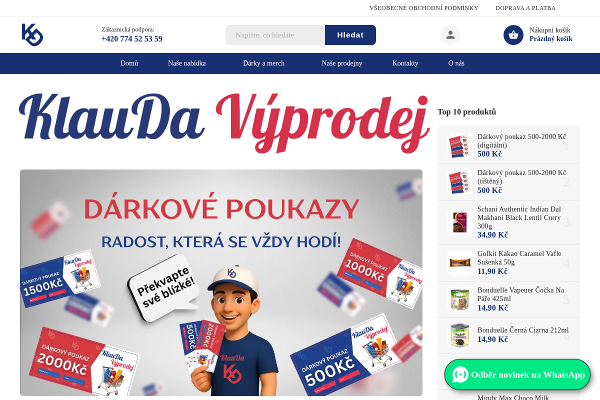 KlaudaVyprodej.cz