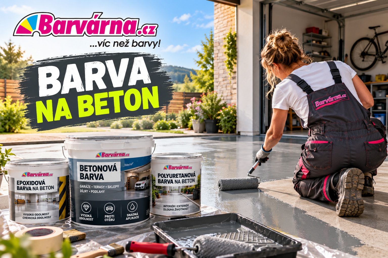 Barvy na beton – odolnost i nový vzhled