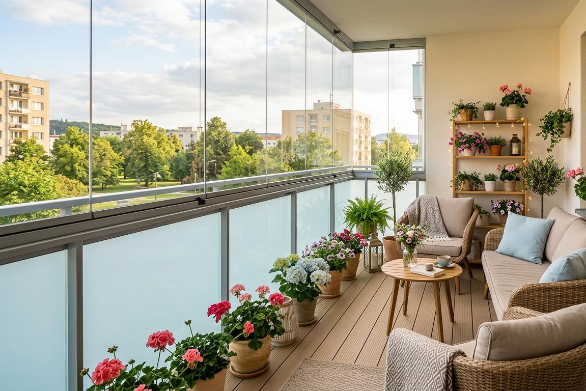 Zasklívání balkónů a lodžií - VELKÁ AKCE PRÁVĚ TEĎ
