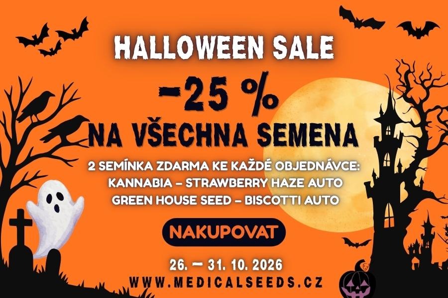HALLOWEEN SE SLEVOU 25 %!