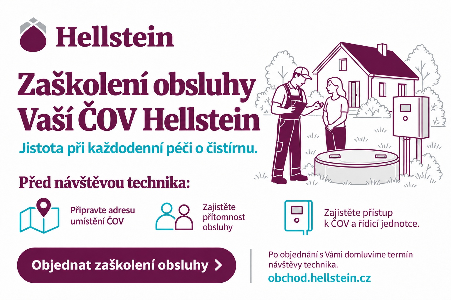 Zaškolení obsluhy Vaší ČOV Hellstein