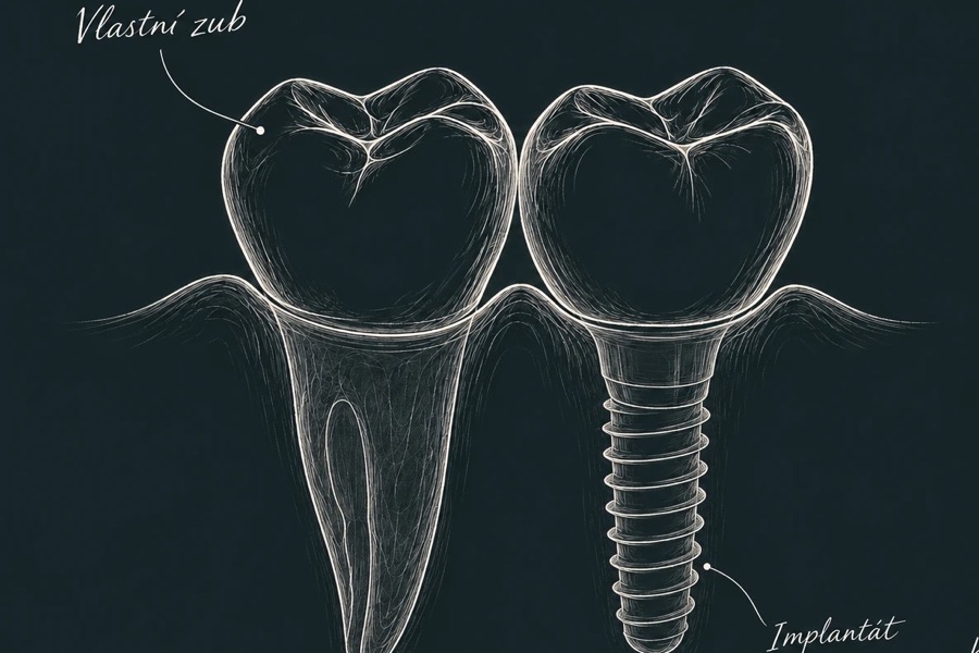 Zubní implantát od 16 250 Kč
