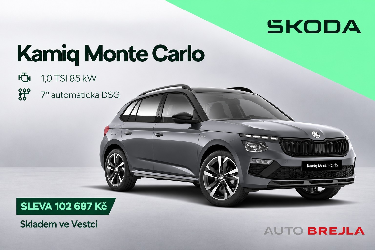 ŠKODA Kamiq - akční ceny skladových vozů