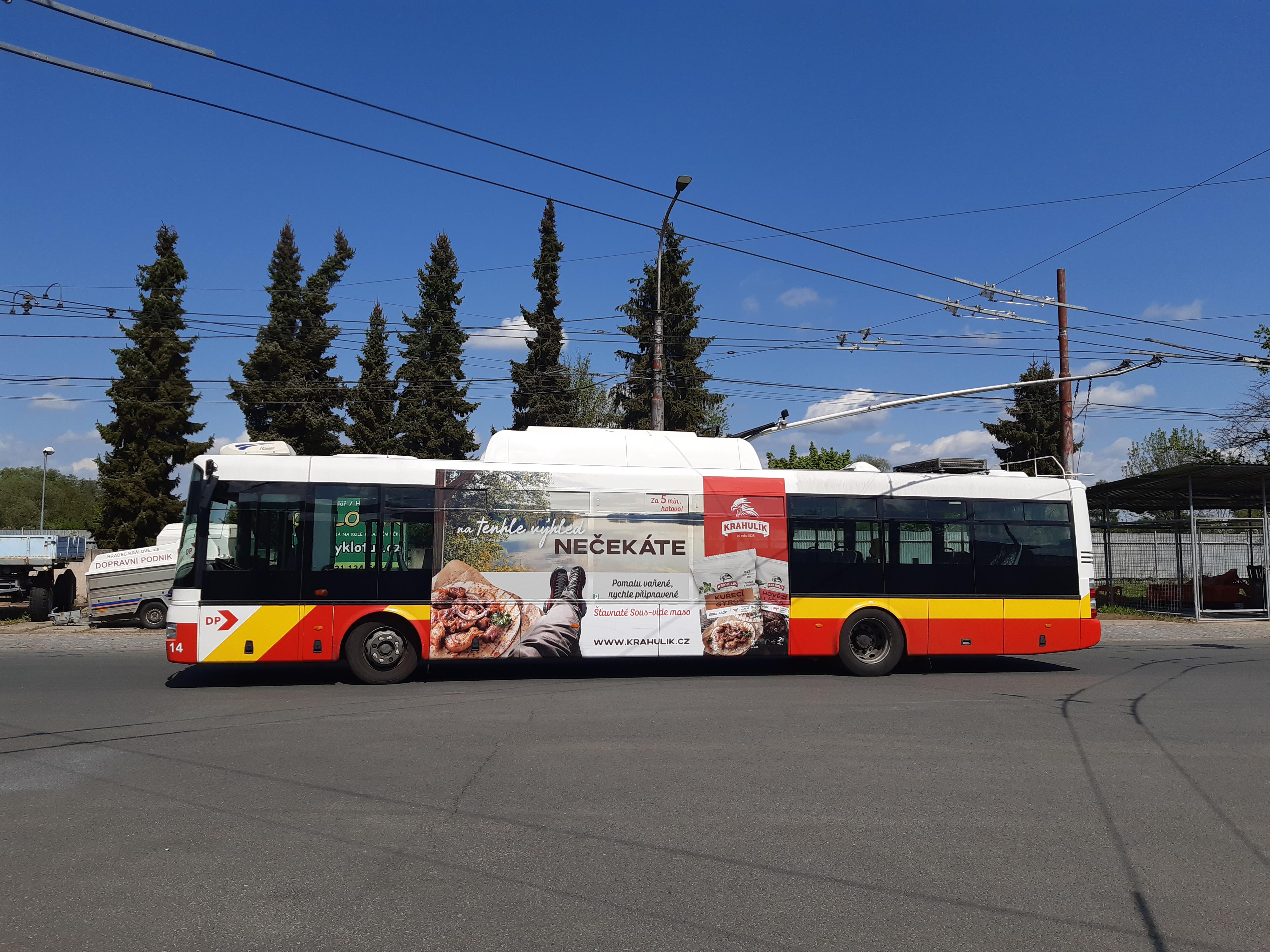 Prodej reklamních ploch Dopravní podnik města Hradce Králové foto 4