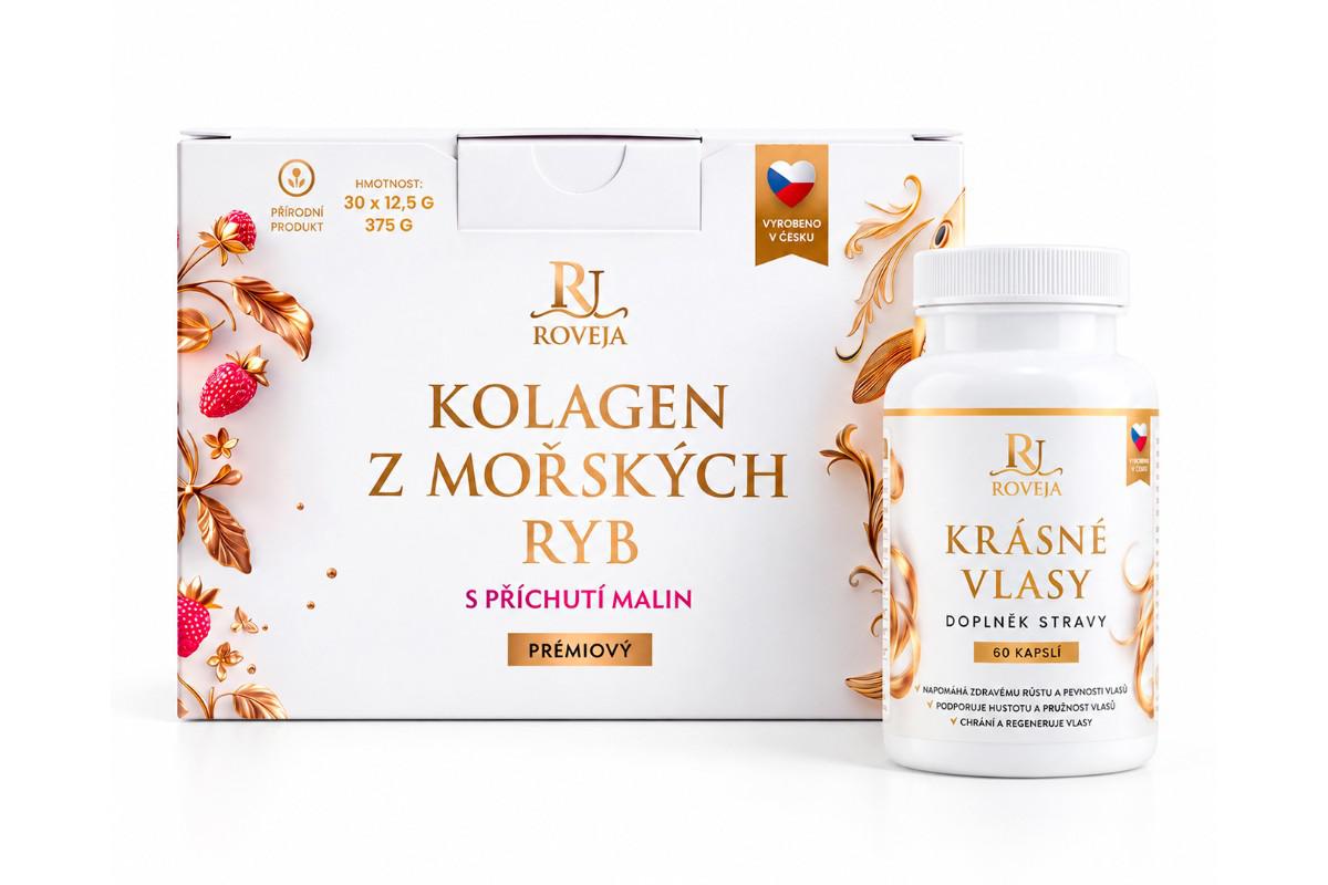 Beauty Duo: mořský kolagen + vitamíny na vlasy