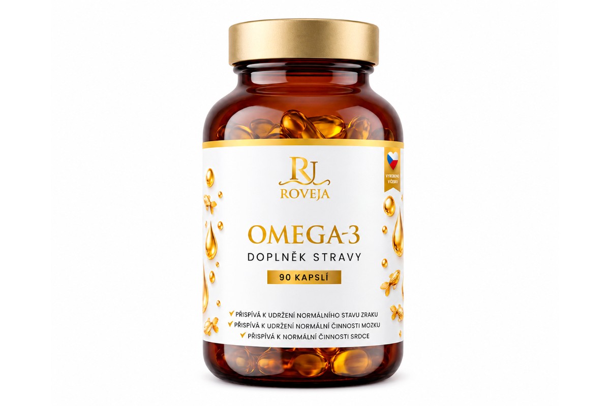 Omega-3 rybí olej: 1000 mg EPA + 500 mg DHA