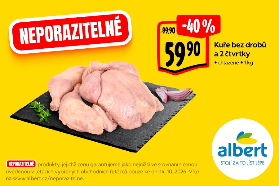 Kuře bez drobů a 2 čtvrtky