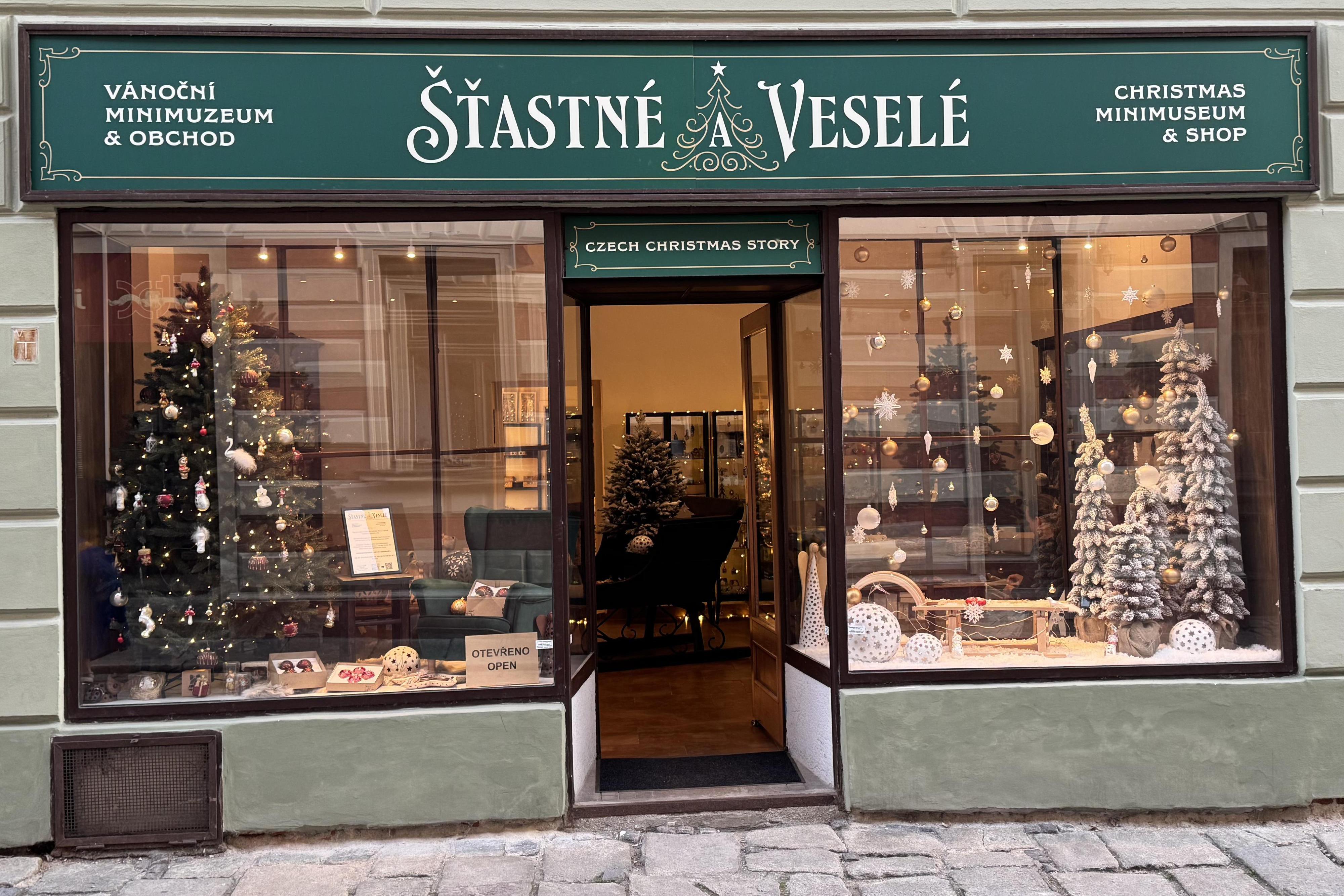 Šťastné a Veselé - Vánoční minimuzeum & prodejna