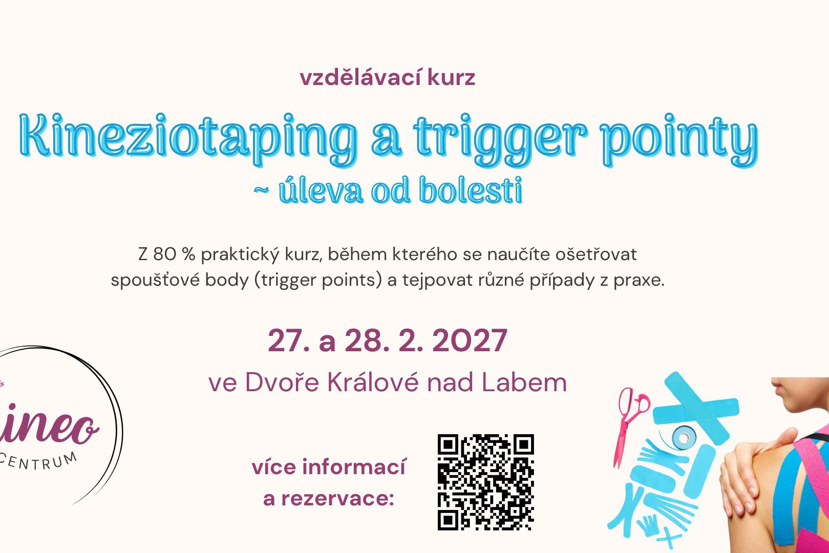 vzdělávací kurz: Kineziotaping a trigger pointy