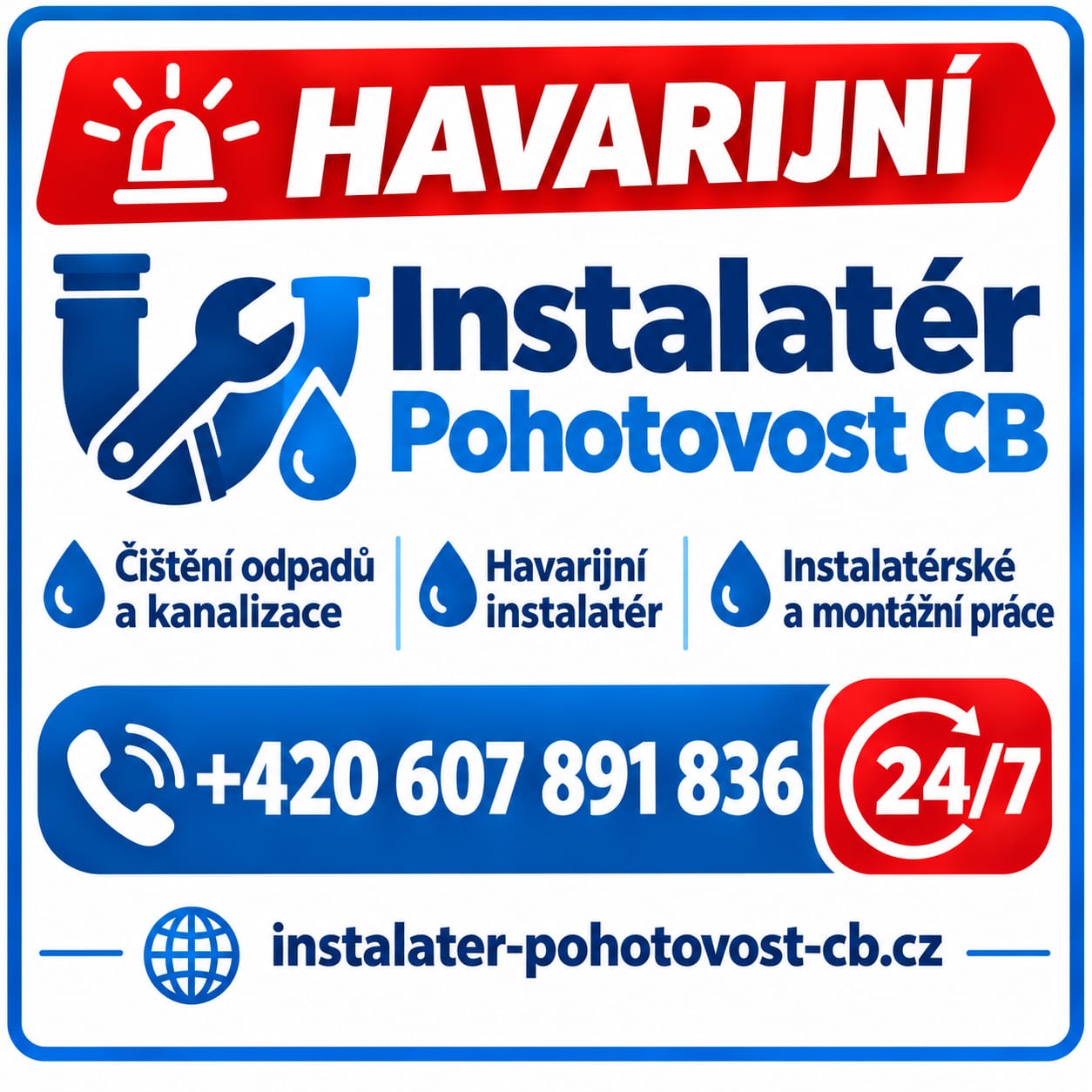 Instalatér Pohotovost CB foto 1
