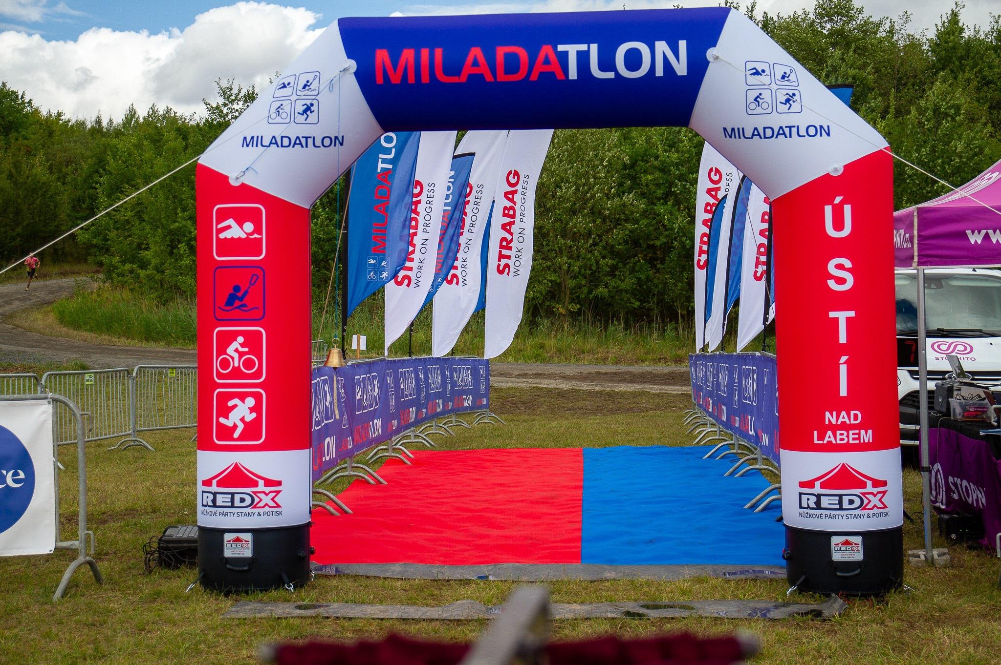 MILADATLON, terénní triatlon a duatlon, jezero Milada, Ústí nad Labem