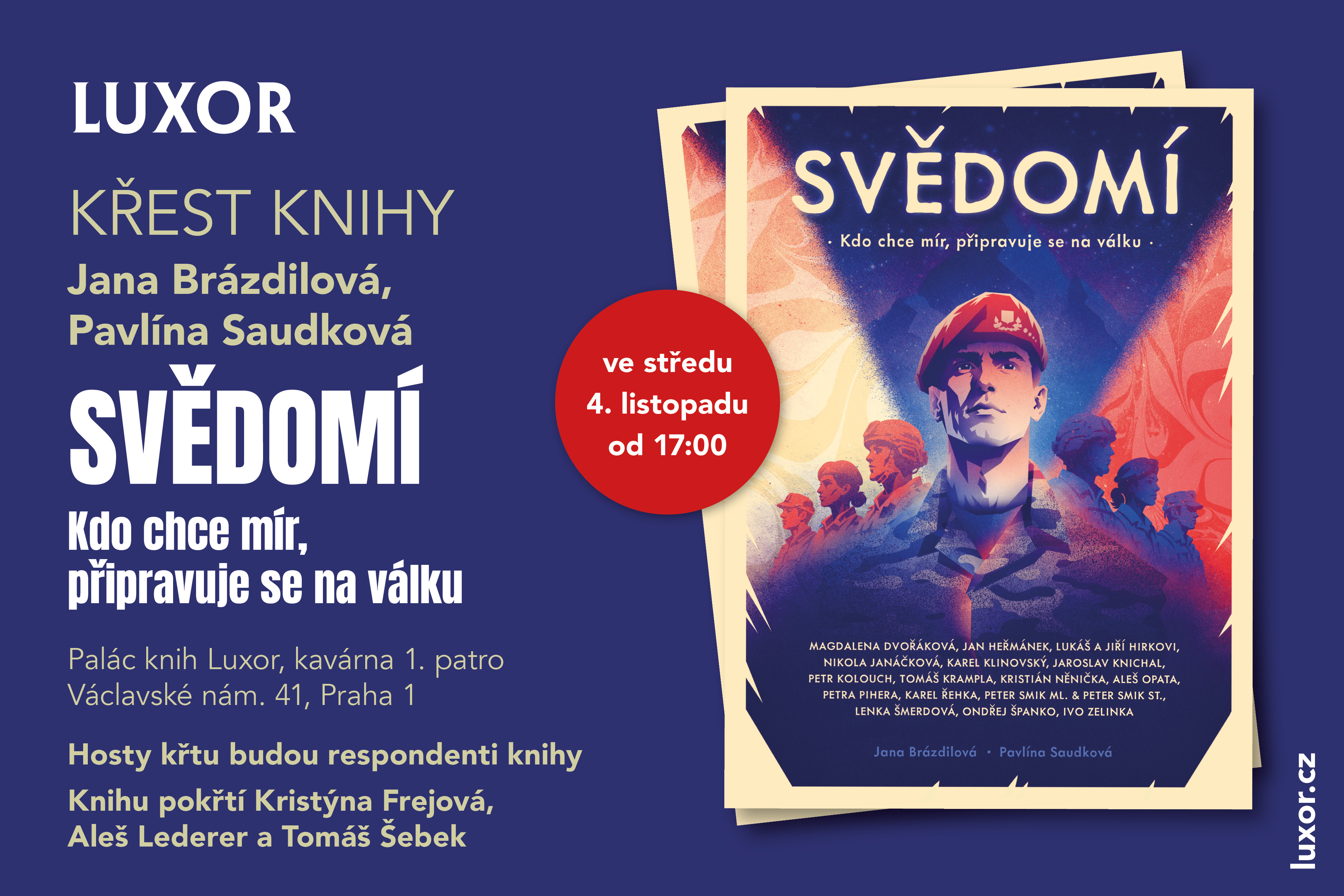 Křest knihy Jany Brázdilové a Pavlíny Saudkové