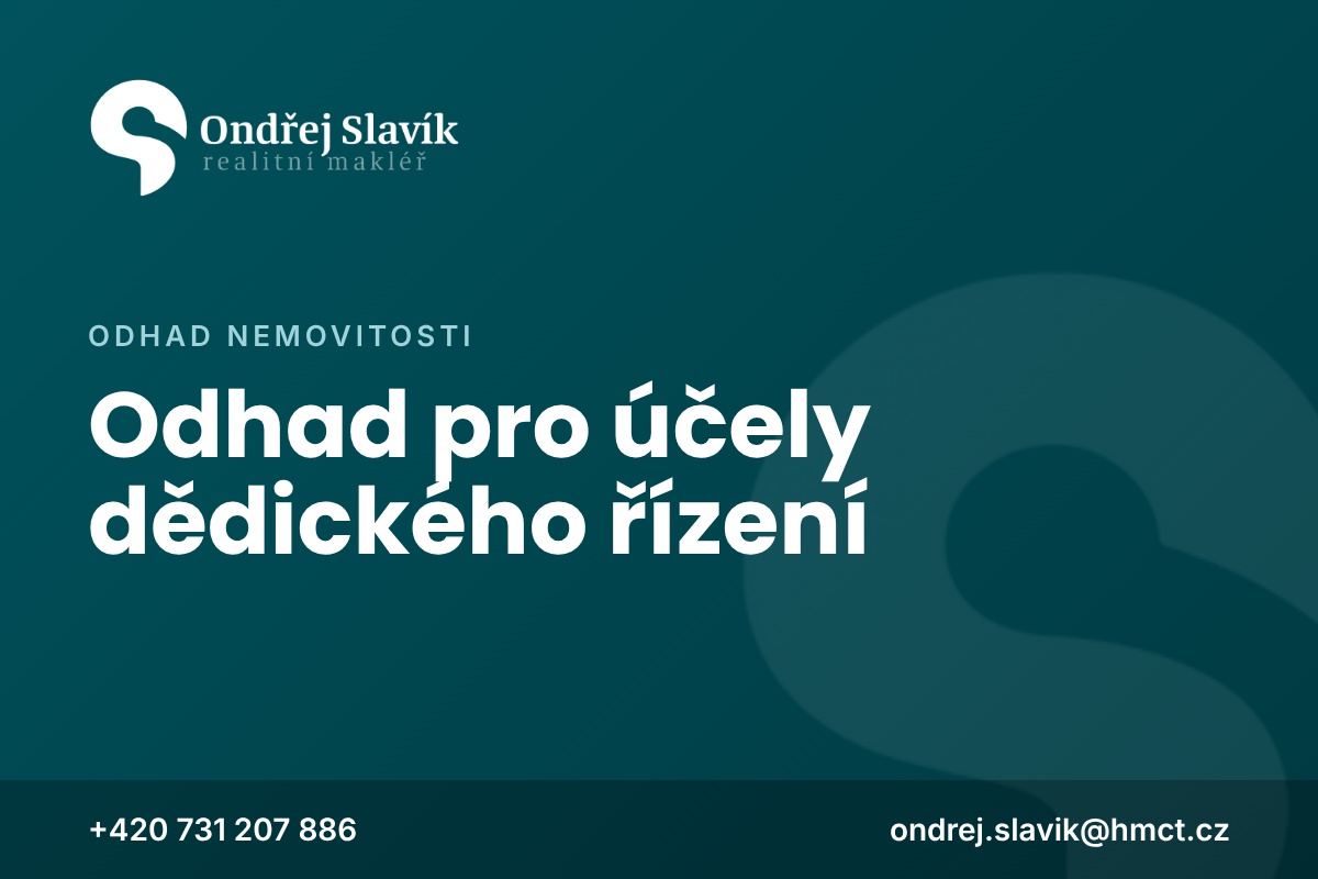 Zpracování odhadu pro účely dědického řízení