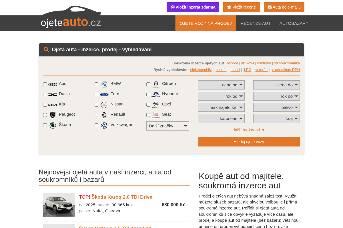 Ojeté Auto.cz