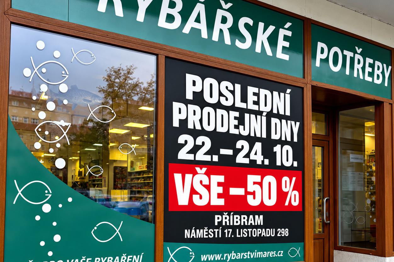50% SLEVA NA VŠE OD ČTVRTKA DO SOBOTY